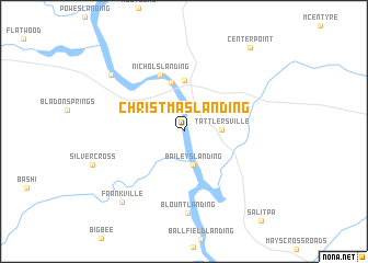 map of Christmas Landing