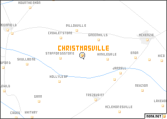 map of Christmasville