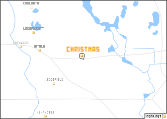 map of Christmas