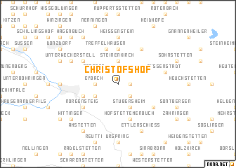 map of Christofshof