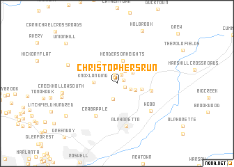 map of Christophers Run