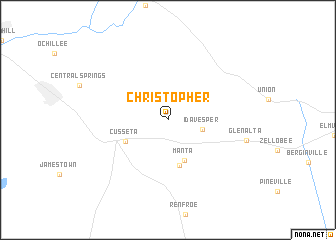 map of Christopher