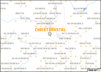 map of Christophstal