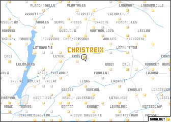 map of Christreix