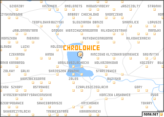 map of Chrołowice