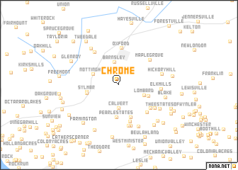 map of Chrome