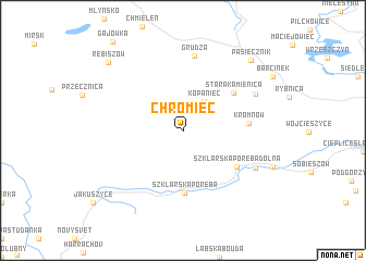 map of Chromiec