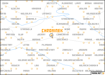 map of Chrominek