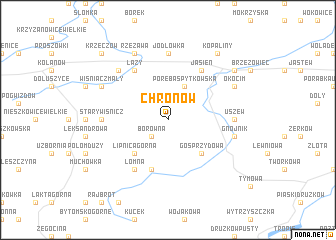 map of Chronów