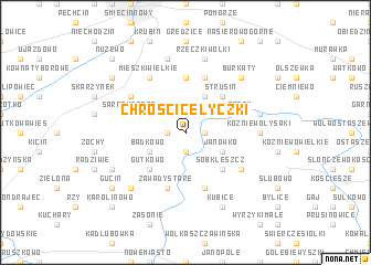 map of Chróścice Łyczki
