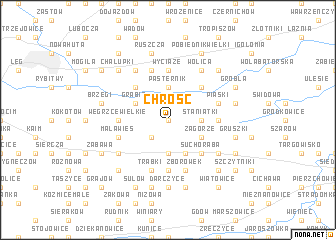 map of Chrosc