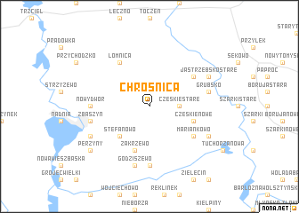 map of Chrośnica