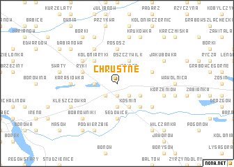 map of Chrustne