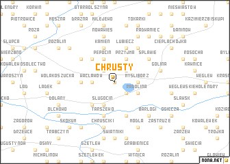 map of Chrusty