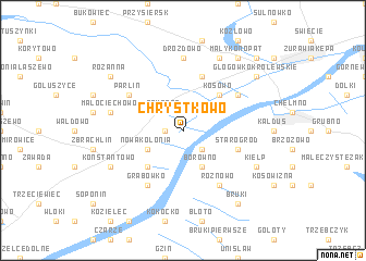 map of Chrystkowo