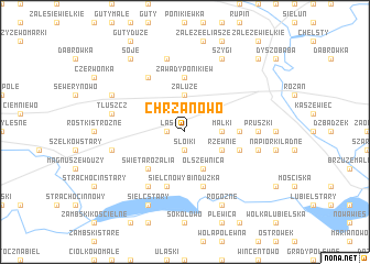 map of Chrzanowo