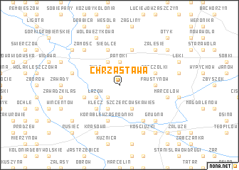 map of Chrząstawa