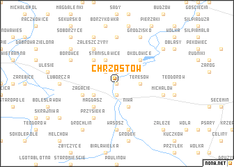 map of Chrzastów