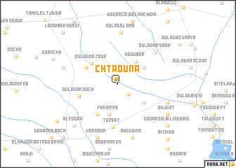map of Chtaouna