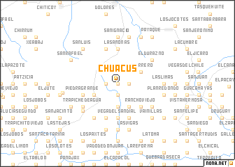 map of Chuacús