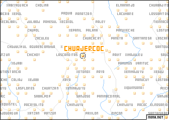 map of Chuajercoc