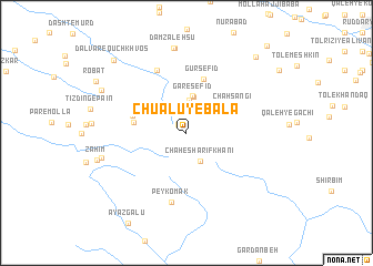 map of Chū‘alū-ye Bālā