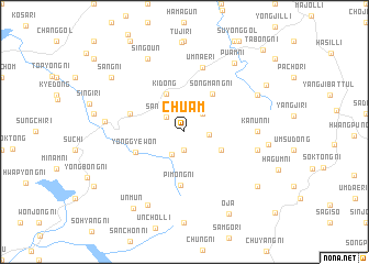 map of Chuam