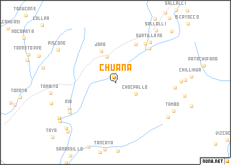 map of Chuaña