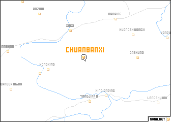 map of Chuanbanxi