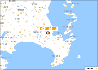 map of Chuanbei