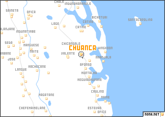 map of Chuança