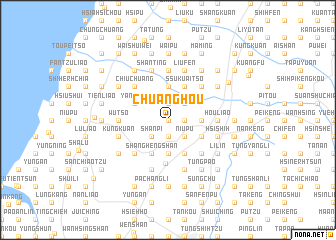 map of Chuang-hou