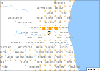 map of Chuang-san