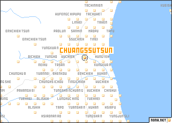 map of Chuang-ssu-ts\