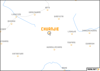 map of Chuanjie