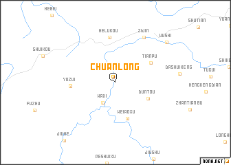 map of Chuanlong