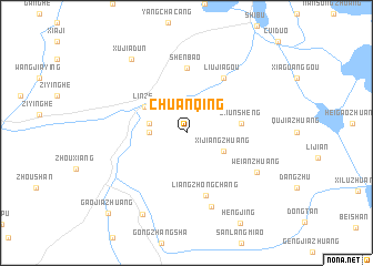 map of Chuanqing