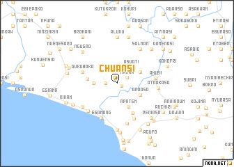 map of Chuansi