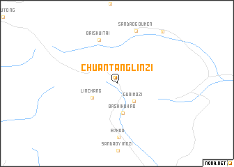 map of Chuantanglinzi