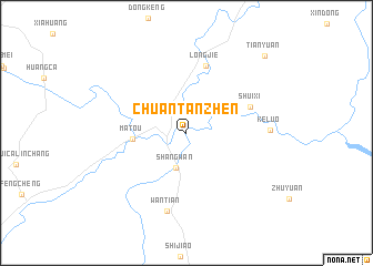 map of Chuantanzhen