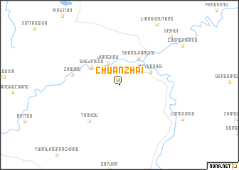 map of Chuanzhai