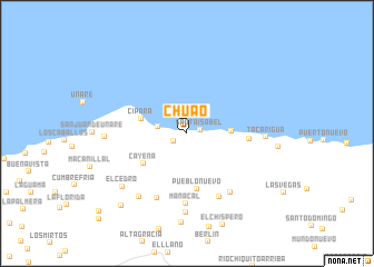map of Chuao