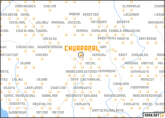 map of Chuaparal