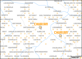 map of Chuaxán