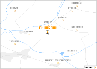 map of Chubanak