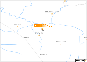 map of Chubarkulʼ