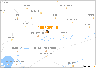 map of Chubarovo