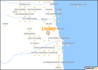 map of Chūbar