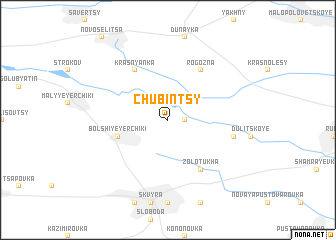 map of Chubintsy