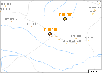 map of Chūbīn